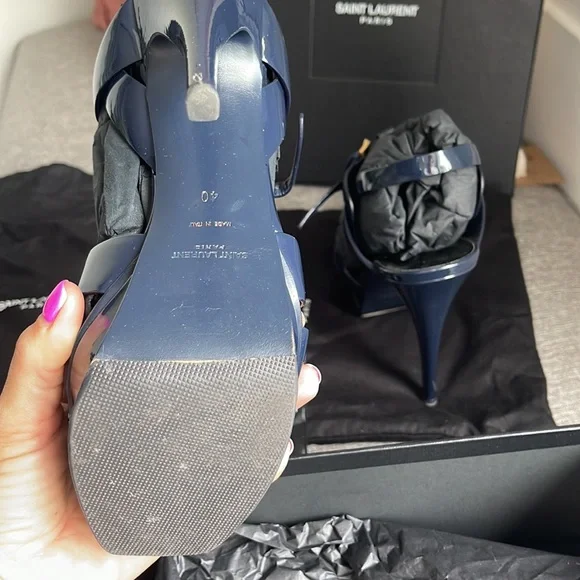 Saint Laurent 105 Tribute Platform Sandal - Picture 6 of 9